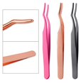 thumbnail image 5 of Pinzas para pestañas Farfi, Mini abrazadera auxiliar, rizador de extensiones de pestañas de acero inoxidable, herramientas de maquillaje, 5 of 5