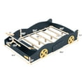 thumbnail image 4 of Full Size Race Car Platform Bed - Dark Blue & Yellow With Storage Space Wood Construction + Wheels And Robust For Bedroom, 4 of 7