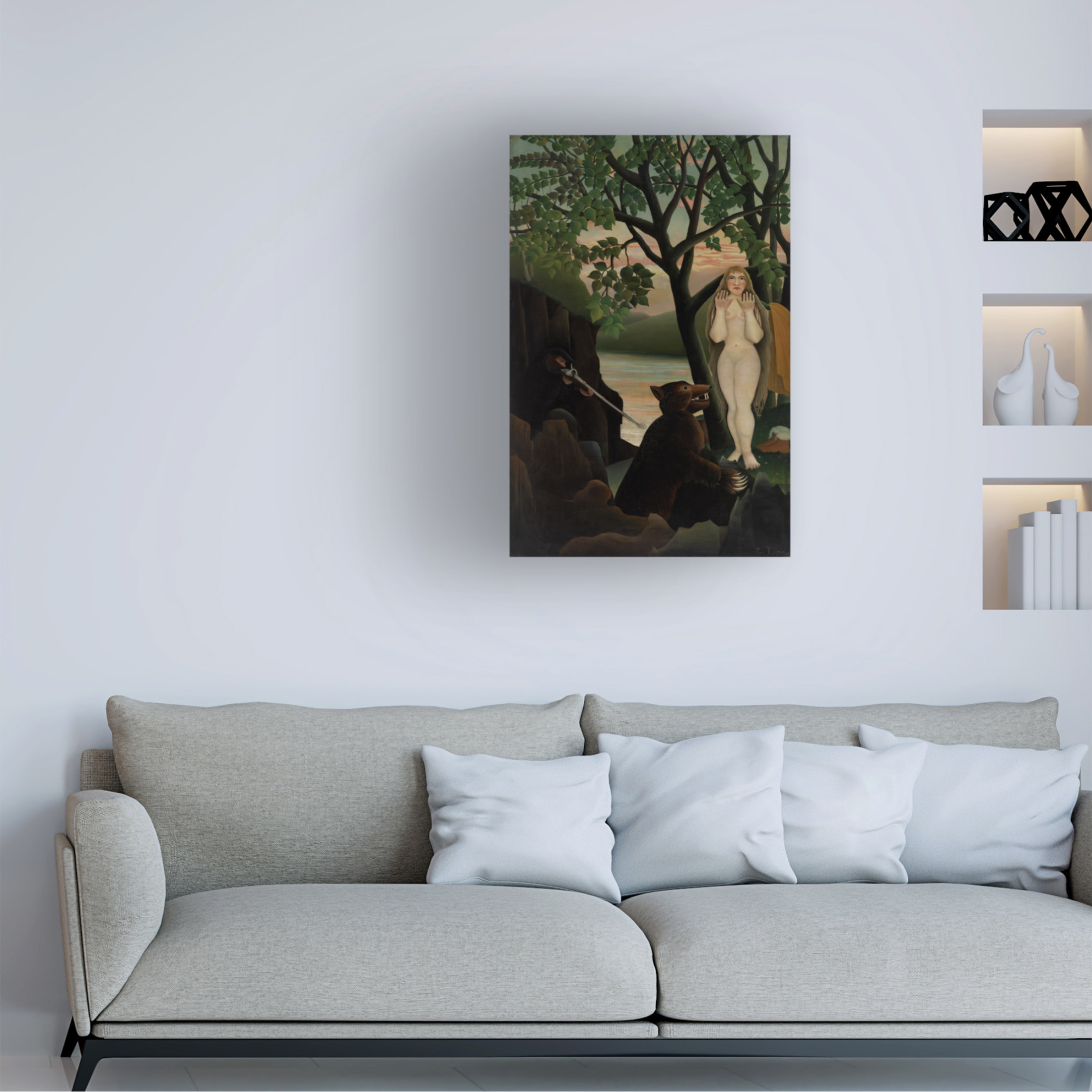 Trademark Fine Art Pictufy Mauvaise Surprise Canvas Wall Art