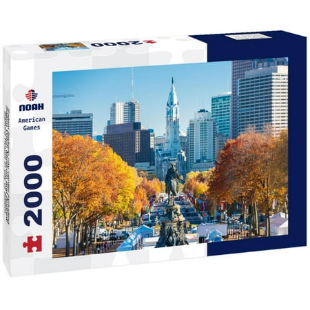 Noah Jigsaw Puzzle Salem historic city center including Salem Witch Museum and Andrew Safford House in city of Salem, Massachusetts MA 2000 pieces