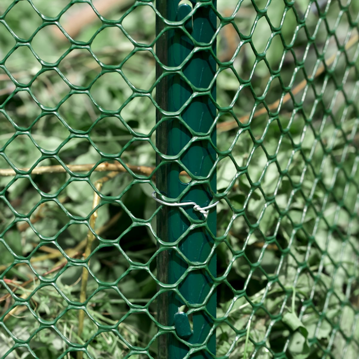 Garden Craft 36in H x 25ft L Green Plastic Vinyl Poultry Netting,  Multi-purpose Netting 