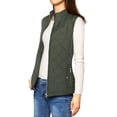 thumbnail image 2 of Chaleco Acolchado Allegra K con Cremallera y Cuello Alto para Mujer Verde L, 2 of 5