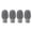 Gray, variant on 4Pcs/pack Drumstick Caps Silicone Drum Sleeves Head Protective Mute Protector Cover Caps for Drum Exercise