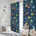 thumbnail image 5 of Blackout Kids Curtains,Dinosaur Pattern with Text Elements Childrens Insulated Curtains Set Of 2,Bedroom Essentials,Toddler Room Decor 52"x84", 5 of 5