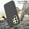 thumbnail image 3 of Asuwish Compatible with Samsung Galaxy S24 Ultra 5G Phone Case Hybrid Rugged Shockproof Hard Protective Drop Proof Full Body Heavy Duty Mobile Cell Cover for S24Ultra 24S S 24Ultra Women Men Black, 3 of 6
