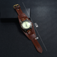 thumbnail image 5 of Accesorios de reloj de pulsera de piel de vaca retro para hombre de estilo europeo y americano Pulsera de cuero personalizada a juego, 5 of 6