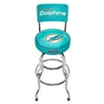 thumbnail image 2 of Miami Dolphins NFL Blitz High Back Adjustable Swivel Stool, Arcade1Up, 2 of 2