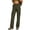 Dark Green #5, variant on KDDYLITQ Cargo Pants for Women Quick Dry Straight Leg Cozy Hiking Pants Waterproof Stretch Lightweight Workout Fall Trendy Trousers with Multi Pockets Navy L