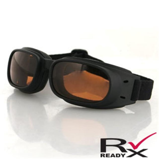 Zan Headgear BPIS01A Piston Goggle Black Frame Amber Lenses
