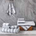 thumbnail image 4 of Smuge 4 Pack Hand Towels (16 x 31 in ,Llight Gray) 600 GSM Ultra Soft Microfiber Thick Cozy Quick Dry Shower Hand Towels for Bathroom Kitchen Spa Hotel Gym, 4 of 4