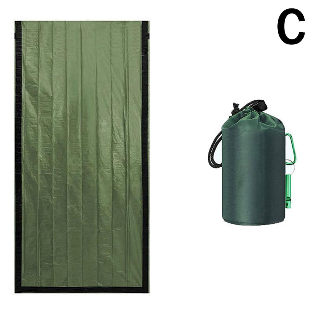 Emergency Sleeping Bag, 84X36 Sierramadre Emergency Survival Sleeping Bag, Madera Pocket Size Emergency Sleeping Bag, Waterproof Thermal Bivy Sack for Camping, Hiking, Outdoor
