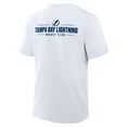 thumbnail image 5 of Men's Fanatics White Tampa Bay Lightning Crash The Net Legacy T-Shirt, 5 of 5