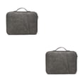 thumbnail image 3 of Inteprter Funda protectora universal para computadora portátil, bolso de mano, bolsa de transporte para computadora, Protector a prueba de Gris 12.9-13 pulgadas 2piezas, 3 of 6