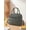Green background with leaves, variant on Floral Quilted Insulated Lunch Bag, Leak-Proof Thermal Cooler Tote, Large Capacity Reusable Food Storage Handbag. stylish portable lunch box suitable for school, work, picnic and travel