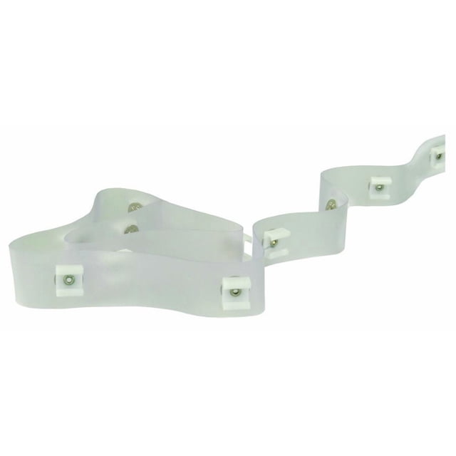 JR Window Curtain Glider Tape 81365 Use With Type D Window Curtain Track; 72 Inch Length; Sew-In Slide; White; Plastic