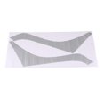 thumbnail image 2 of 1 Par Decorativa de Panel Lateral Consola Central Accesorios para Coche Carro (Negro / Rojo / Gris para Selección) Plata Baoblaze Pegatinas de panel central de consola, 2 of 8