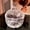 Transparency3, variant on Beautiful Contemporary Sage Clear,Ribbed Glass Lidded Decorative Jar by KUMHONW,2.76" L x 2.76" H