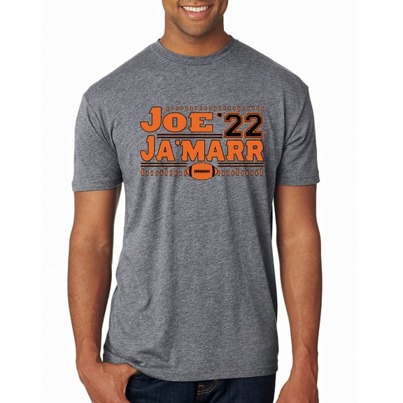 Wild Bobby Cincinnati Football Joe Ja'Marr 22 Sports Men Premium Tri Blend T-Shirt, Premium Heather, Small