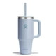 thumbnail image 1 of Vaso hidráulico de viaje con asa, tapa y pajita, 700 ml, azul, 1 of 7