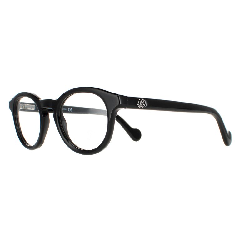 Moncler ML0119 01F Shiny Black Gradient Brown Plastic 52 mm 