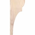 thumbnail image 3 of 3 1/2"W x 6"D x 14"H Yorktown Smooth Corbel, Douglas Fir, 3 of 9