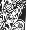 thumbnail image 3 of Decoración de Pared , Escultura de Hierro, Recorte Decorativo, Ilustraciones, Adornos Estéticos, Silueta Colgante para Fondo de Entrada 40cmx25cm Macarena Esculturas de pared, 3 of 8