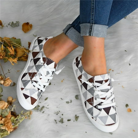 

HIBRO Women s Canvas Shoes Vulcanize Soft Ladies Autumn Loafers Flat Shoes Sneakers