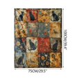 thumbnail image 5 of AuroraX Quilt Throw Blanket,Flannel Soft Couch Cat Throws,All Season Valentines Day Winter Bedroom Decor, 5 of 5