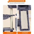 thumbnail image 6 of Cute Cat Tree Kitten Cat Tower for Indoor Cat Condo Sisal Scratching Posts with Jump Platform Cat Furniture Activity Center Play House, 6 of 7