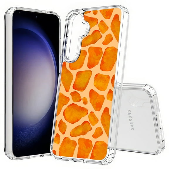 TalkingCase Slim Fit Phone Case Compatible for Samsung Galaxy S25 Plus(Not S25/ S25 Ultra), Giraffe Fur Pattern Print, Lightweight,Flexible, USA Print