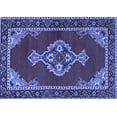 thumbnail image 1 of Ahgly Company Indoor Rectangle Persian Blue Traditional Area Rugs, 6' x 9', 1 of 4