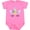 Raspberry, variant on Inktastic Unicorn Face Girls Baby Bodysuit