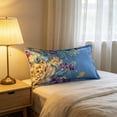 thumbnail image 2 of chaungfeng Extra-large Home Printed Spring Flowers Pillow Cases 2 Pack 20x30 inches - Skines-friendly and Breathable Pillow Cases Set of 2 for Bedroom Bedding, Gifts for Women Men (D), 2 of 6