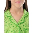 thumbnail image 4 of Fruit of the Loom Energize Girl's Lose Fit Short Sleeve Top & Short Pajama Sleep Set, Sizes 4/5-14/16, 4 of 12