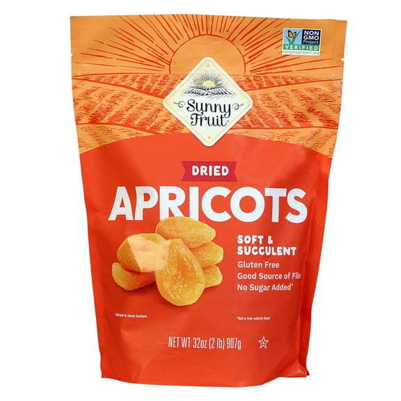 Sunny Fruit Soft & Succulent Dried Apricots, 32 oz