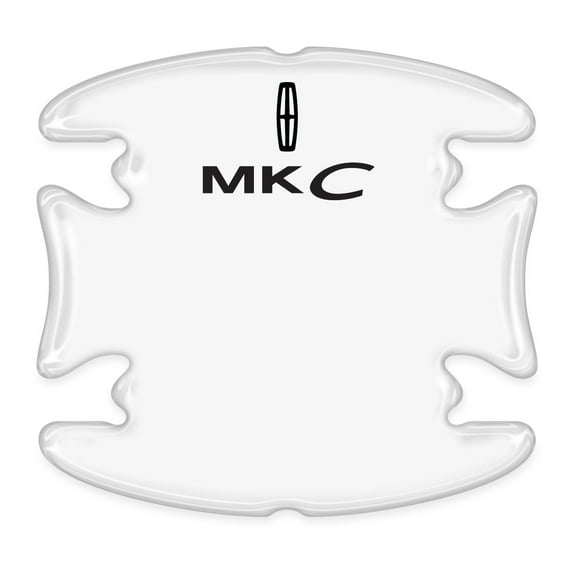 iPick Image for Lincoln MKC Universal Car Door Handle Cup Protector Clear Decal Stickers, Pair, Official Licensed