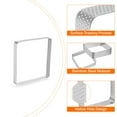 thumbnail image 4 of Uxcell 2pcs Perforated Cake Rings 5.51" Stainless Steel Square Tartlet Ring, 4 of 6