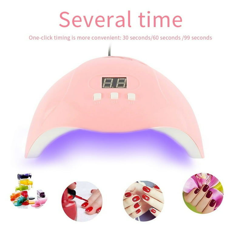 Tcwhniev 54W Professional UV LED Nail Lamp for Drying