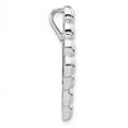 thumbnail image 3 of Auriga Fine Jewelry 925 Sterling Silver Polished Fancy Chain Slide for Women (L - 28.5mm, W - 19.5mm), 3 of 6