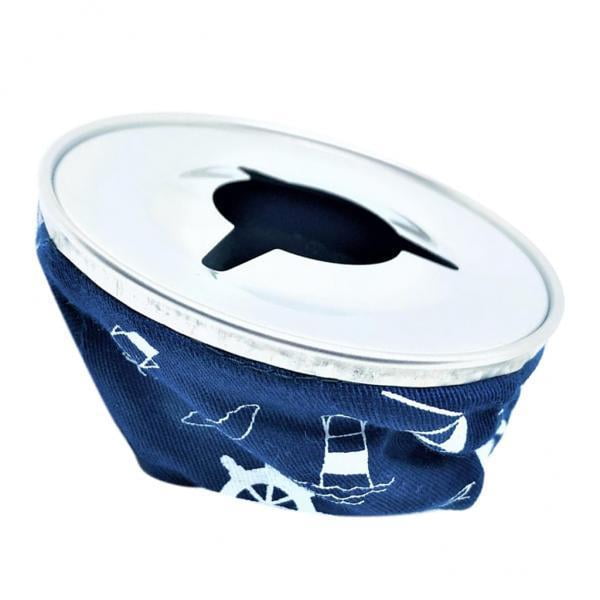 2x material acero inoxidable a prueba con bolsa de arena con bolsa de arena para de automóviles RV, rojo / azul Yotijar Cenicero de bolsa para barco RV