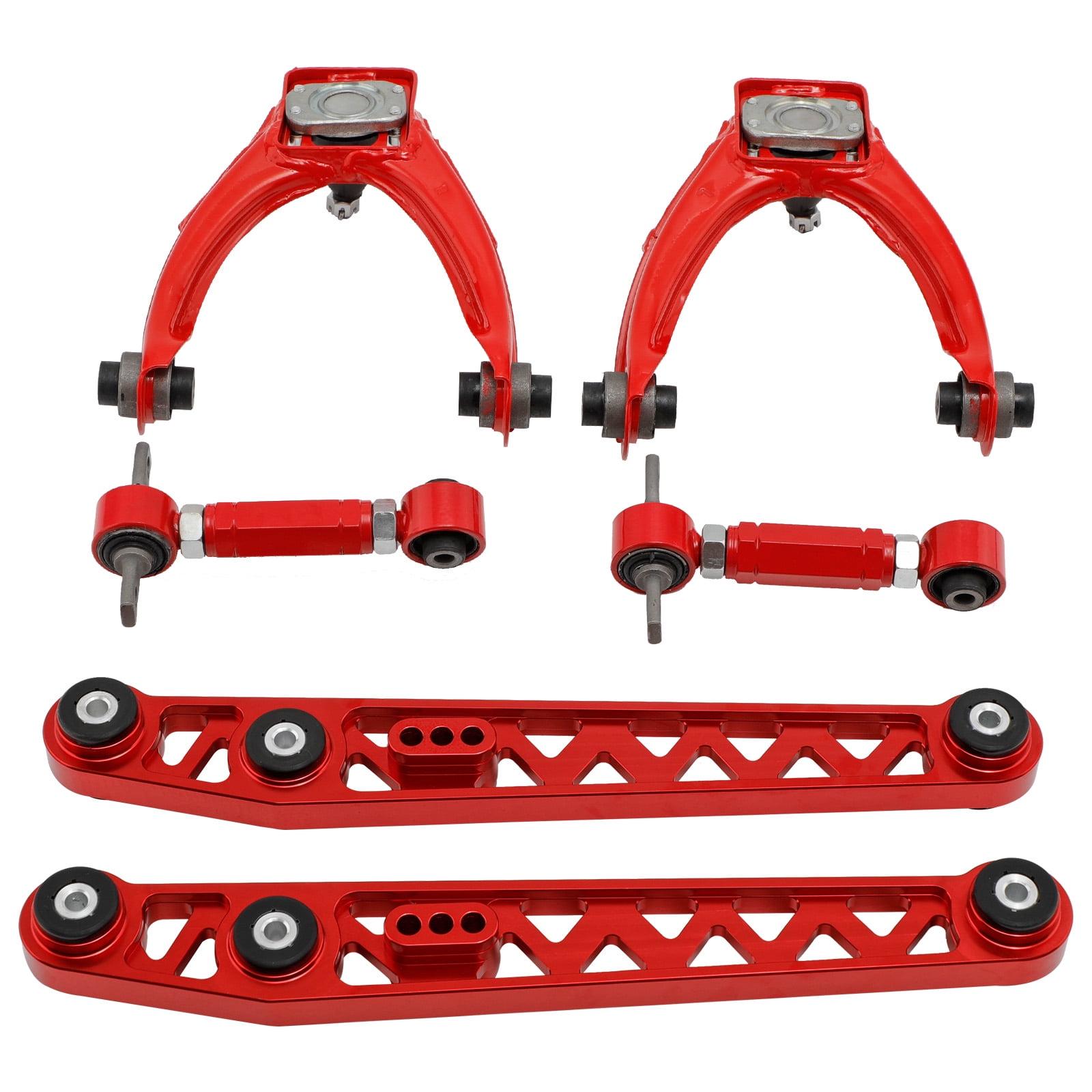 Piastre Camber Regolabili MaXpeedingrods Per BMW E36 - Rosso, Per Sospensioni Coilover Anteriori - Foto 2