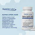 thumbnail image 4 of Superior Labs Alpha Lipoic Acid, Powerful Antioxidant, Vegetarian Capsules, 600mg, Gluten-Free, 120 Count, 4 of 10