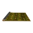 thumbnail image 2 of Ahgly Company Indoor Square Abstract Yellow Contemporary Area Rugs, 4' Square, 2 of 4