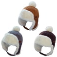 thumbnail image 3 of Trapper Hat Thick Adjustable Ear Flaps Unisex Trooper Cap Winter Hat for Kids, 3 of 10
