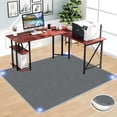 thumbnail image 1 of Chair Mat for Hart Floors Area Rug JAYFAN Office Chair Mat About 39" X 55" Desk Carpet Anti Slip Floor Mat Rug Gripper Floor Protector Non Slip Rug Pad, 1 of 7