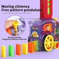 thumbnail image 4 of 100 Piece Domino Electric Train, with Lights and Music Automatic Rally Distribution Game, Early Childhood Educational Toy Suitable for Children Over 3 Years Old, 4 of 6