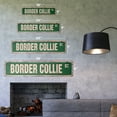 thumbnail image 2 of BORDER COLLIE Vintage Aluminum Street Sign pet herding dog vet lover rustic metal tin | Indoor/Outdoor |  30" Wide, 2 of 4