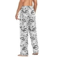 thumbnail image 7 of joogoo Men's Pajama Pants Retro Bicycles Soft Long Sleep Lounge Pjs Bottoms L, 7 of 7