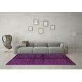 thumbnail image 3 of Ahgly Company Indoor Rectangle Abstract Purple Modern Area Rugs, 2' x 3', 3 of 4