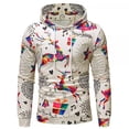 thumbnail image 1 of Suéter holgado con capucha para hombre y mujer de otoño e invierno con estampado navideño Fridja  FKASFK5121, 1 of 5